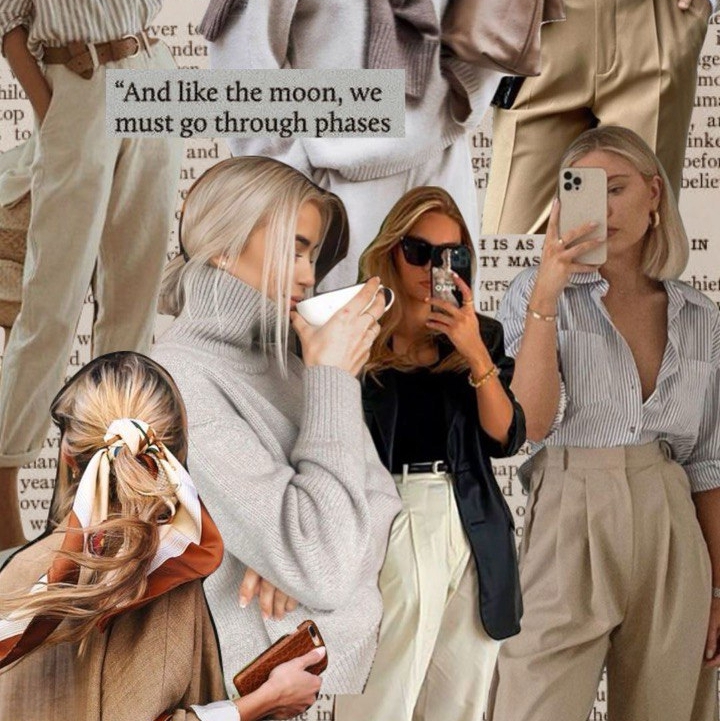 Minimalist Fashion Collage